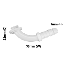 Tail Elbow 10mm 90 Degree