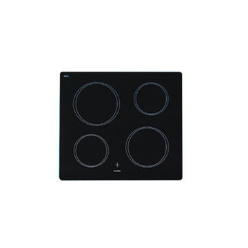 Hob glass & frame assy