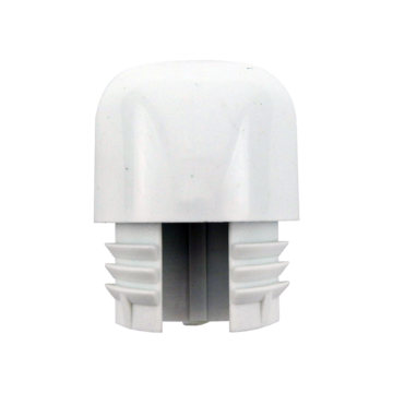 End cap handle wht