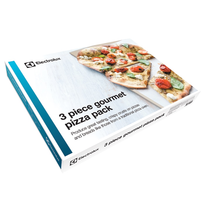 Three piece gourmet pizza pack
